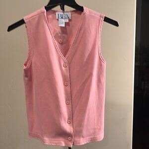 BFA Classics Sleeveless Button Down Vest